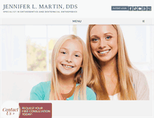 Tablet Screenshot of drjennifermartin.com